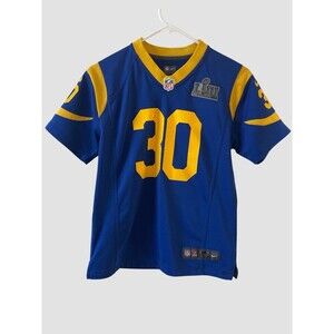Todd Gurley #30 St. Louis Rams NFL Football Nike On Field Super Bowl Jersey YM